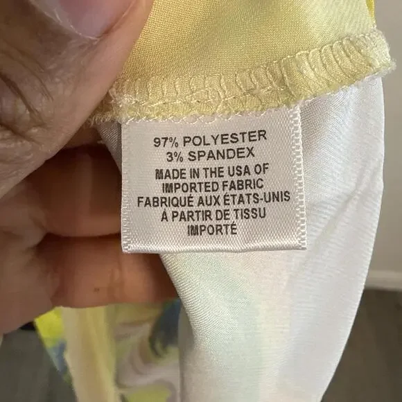 MISA Los Angele Satin Sleeveless Floral Print  Sylvie Dress (Sz: M / RTL: $410) - Picture 9 of 12